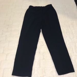 J. Crew Navy Ankle Polyester Pants